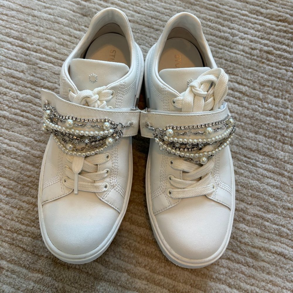 Stuart Weitzman White Sneakers